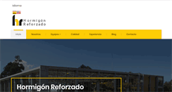 Desktop Screenshot of hormigonreforzado.com