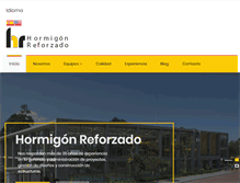 Tablet Screenshot of hormigonreforzado.com
